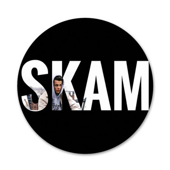 Norwegian Tv Skam Икони Щифтове Декорация на значки Брошки Метални значки за дрехи Декорация на раница