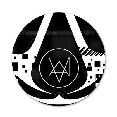 Watch Dogs 2 Dedsec sagės segtukas Cosplay ženklelio priedai drabužiams kuprinės papuošimo dovana