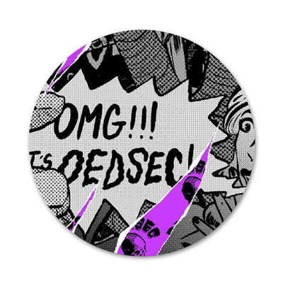 Watch Dogs 2 Dedsec sagės segtukas Cosplay ženklelio priedai drabužiams kuprinės papuošimo dovana