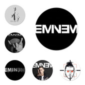 Hop Rapper Eminem rap Icons Pins Διακοσμητικό σήμα Καρφίτσες Μεταλλικές κονκάρδες για ρούχα Διακόσμηση σακιδίου πλάτης