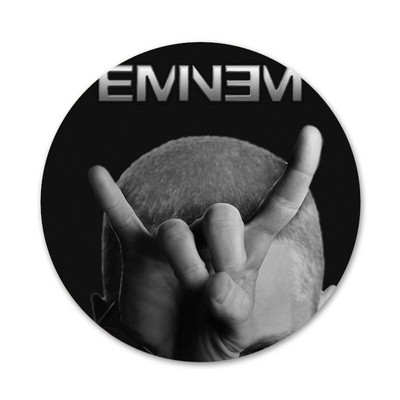 Hop Rapper Eminem rap Icons Pins Διακοσμητικό σήμα Καρφίτσες Μεταλλικές κονκάρδες για ρούχα Διακόσμηση σακιδίου πλάτης