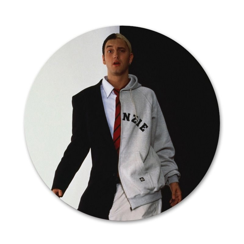 Hop Rapper Eminem rap Icons Pins Διακοσμητικό σήμα Καρφίτσες Μεταλλικές κονκάρδες για ρούχα Διακόσμηση σακιδίου πλάτης
