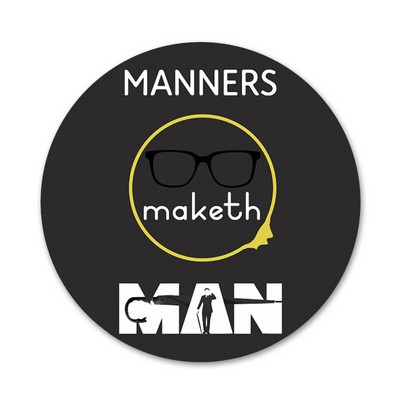 Kingsman slaptosios tarnybos dizaino ženklelio sagės smeigtuko priedai drabužiams kuprinės papuošimo dovana