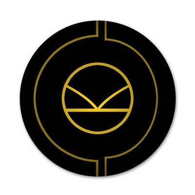 Kingsman slaptosios tarnybos dizaino ženklelio sagės smeigtuko priedai drabužiams kuprinės papuošimo dovana