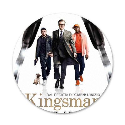 Kingsman slaptosios tarnybos dizaino ženklelio sagės smeigtuko priedai drabužiams kuprinės papuošimo dovana