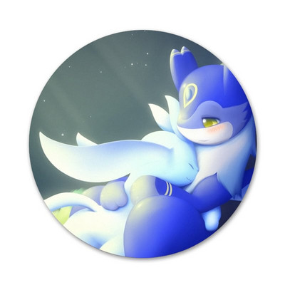 Ori i slijepa šuma ikone pribadače značke ukras broševi metalne značke za odjeću ukras ruksak 58 mm