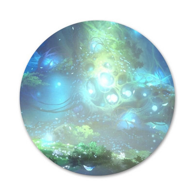 Ori i slijepa šuma ikone pribadače značke ukras broševi metalne značke za odjeću ukras ruksak 58 mm