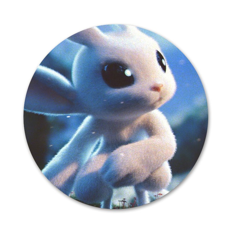 Ori i slijepa šuma ikone pribadače značke ukras broševi metalne značke za odjeću ukras ruksak 58 mm