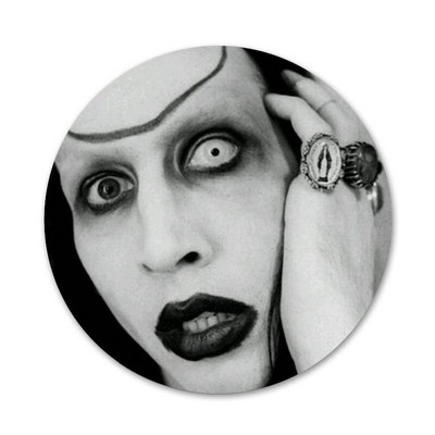 58 mm Marilyn Manson značka broš igla dodaci za odjeću ruksak ukras dar