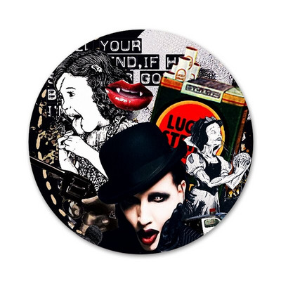 58 mm Marilyn Manson značka broš igla dodaci za odjeću ruksak ukras dar