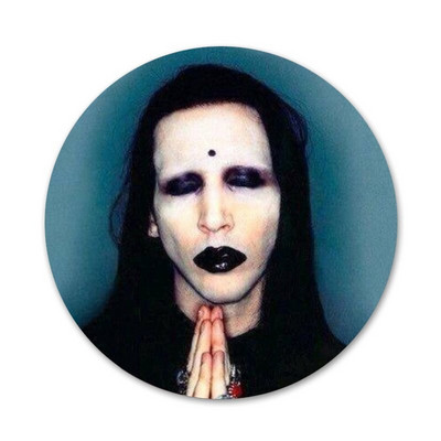 58 mm Marilyn Manson značka broš igla dodaci za odjeću ruksak ukras dar