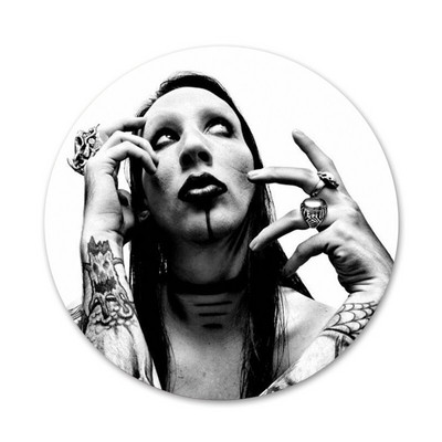58 mm Marilyn Manson značka broš igla dodaci za odjeću ruksak ukras dar