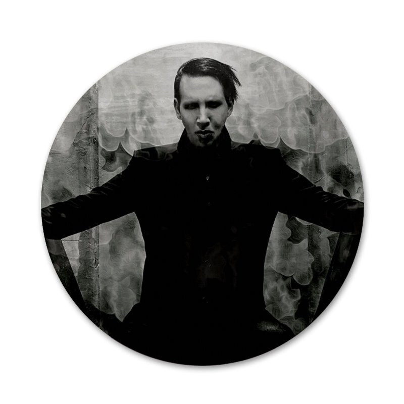 58 mm Marilyn Manson značka broš igla dodaci za odjeću ruksak ukras dar