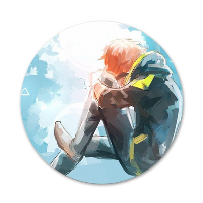 58 mm Mystic Messenger Anime piktogramos Smeigtukai Ženkliuko dekoravimas Sagės Metaliniai ženkleliai drabužiams Kuprinės papuošimas