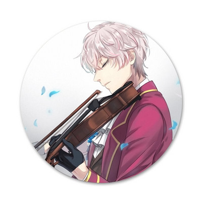 58 mm Mystic Messenger Anime piktogramos Smeigtukai Ženkliuko dekoravimas Sagės Metaliniai ženkleliai drabužiams Kuprinės papuošimas