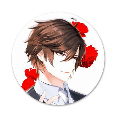 58 mm Mystic Messenger Anime piktogramos Smeigtukai Ženkliuko dekoravimas Sagės Metaliniai ženkleliai drabužiams Kuprinės papuošimas