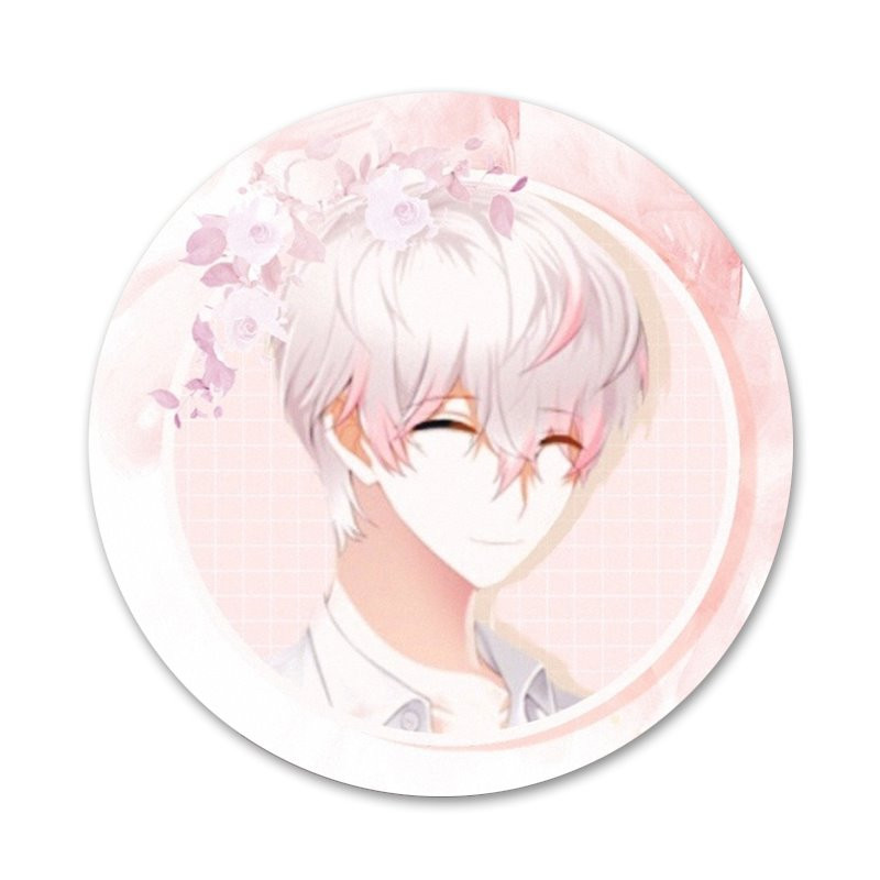 58 mm Mystic Messenger Anime piktogramos Smeigtukai Ženkliuko dekoravimas Sagės Metaliniai ženkleliai drabužiams Kuprinės papuošimas