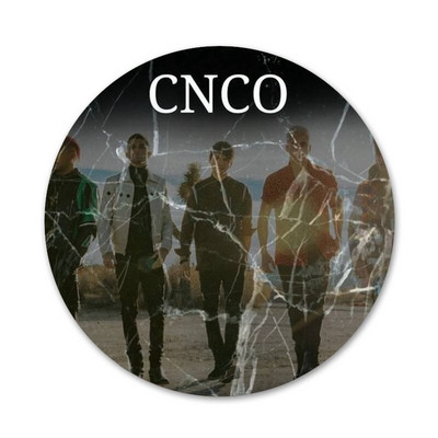 Εικονίδια CNCO Καρφίτσες Διακοσμητικό σήμα Καρφίτσες Μεταλλικές κονκάρδες για ρούχα Διακόσμηση σακιδίου πλάτης 58mm