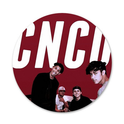 Εικονίδια CNCO Καρφίτσες Διακοσμητικό σήμα Καρφίτσες Μεταλλικές κονκάρδες για ρούχα Διακόσμηση σακιδίου πλάτης 58mm