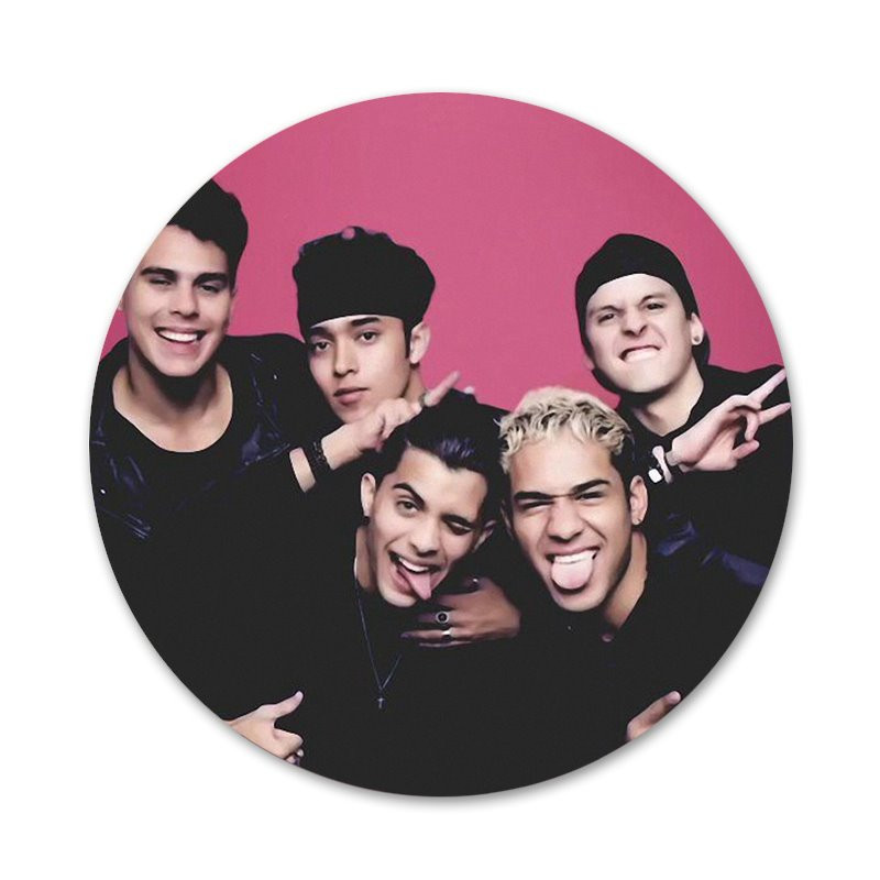 Εικονίδια CNCO Καρφίτσες Διακοσμητικό σήμα Καρφίτσες Μεταλλικές κονκάρδες για ρούχα Διακόσμηση σακιδίου πλάτης 58mm