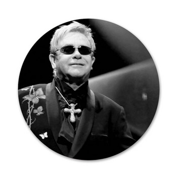 Elton John Badge Καρφίτσα Αξεσουάρ για Ρούχα Δώρο Δώρο Σακίδιο πλάτης