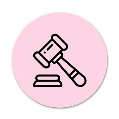 58 mm student prava pravnik sudac bedž broš igla dodaci za odjeću ruksak ukras dar