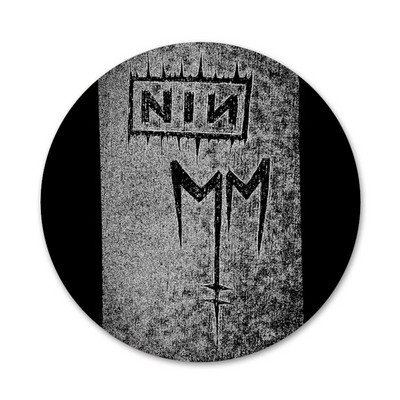 Marilyn Manson ženklelis sagės segtukas Priedai drabužiams Kuprinės dekoravimo dovana 58 mm