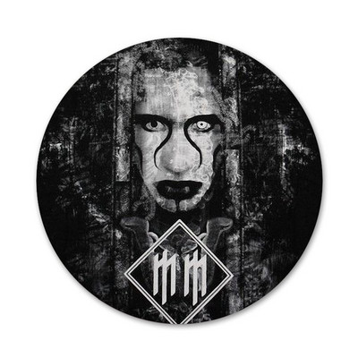 Marilyn Manson ženklelis sagės segtukas Priedai drabužiams Kuprinės dekoravimo dovana 58 mm