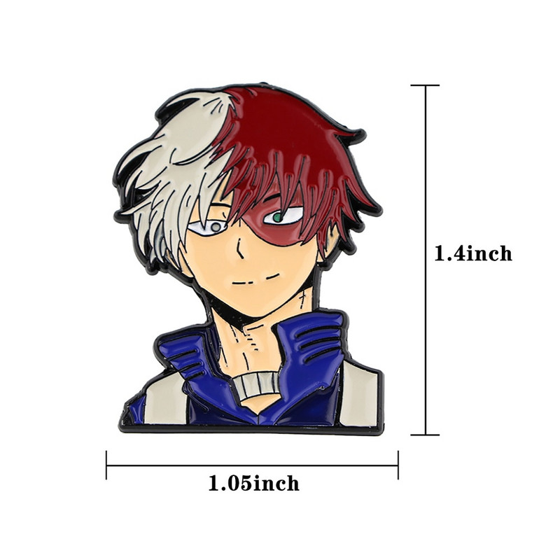 E3677 Anime japonez My Hero Academy Ace emailate pentru haine Insigne pe rucsac Ace de rever Decortion Bijuterii Accesorii Cadouri