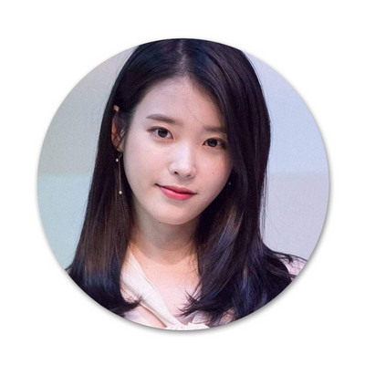 kpop IU Lee Ji eun Piktogramos Smeigtukai Ženkliuko apdaila Sagės Metaliniai Ženkliukai Drabužiams Kuprinės puošimas 58mm