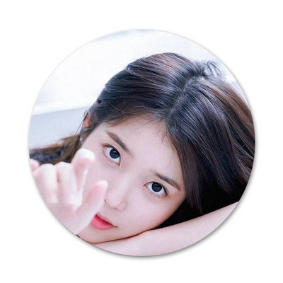 kpop IU Lee Ji eun Piktogramos Smeigtukai Ženkliuko apdaila Sagės Metaliniai Ženkliukai Drabužiams Kuprinės puošimas 58mm