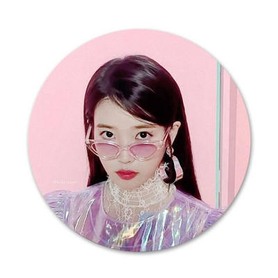 kpop IU Lee Ji eun Piktogramos Smeigtukai Ženkliuko apdaila Sagės Metaliniai Ženkliukai Drabužiams Kuprinės puošimas 58mm