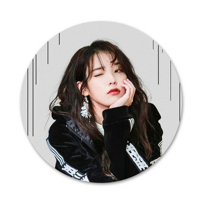 kpop IU Lee Ji eun Piktogramos Smeigtukai Ženkliuko apdaila Sagės Metaliniai Ženkliukai Drabužiams Kuprinės puošimas 58mm