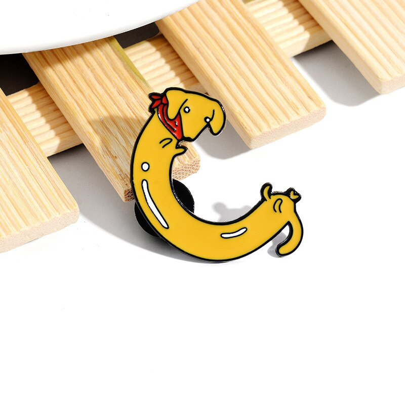 Dachshund σμάλτο καρφίτσα σκύλος κουτάβι καρφίτσες καρτούν αστείες κονκάρδες ζώων Τσάντα πουκάμισο πέτο καρφίτσα πόρπη σκυλιά Δώρο για σκύλους γονείς