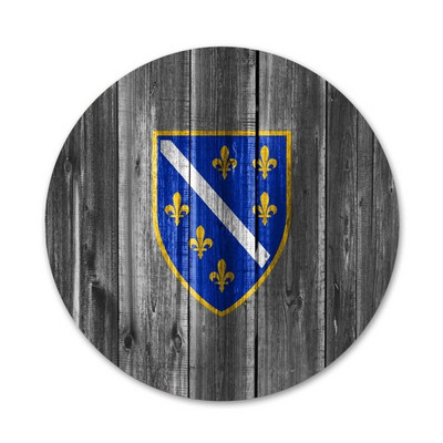 Zastava Bosne i Hercegovine Bedž Broš Igla Dodaci Za Odjeću Ruksak Dekoracija Poklon 58 mm