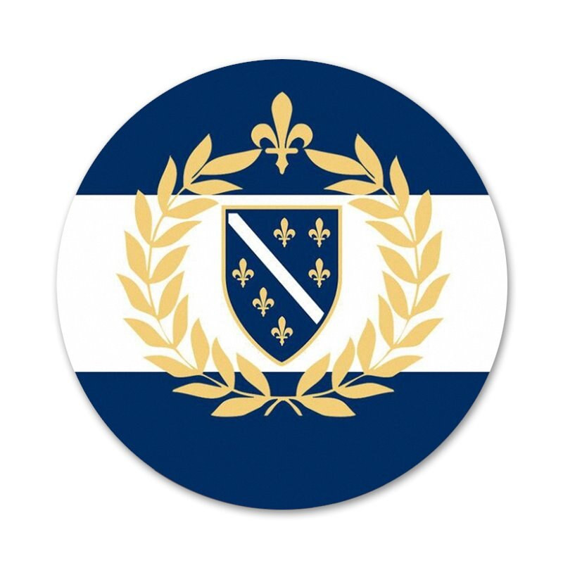 Zastava Bosne i Hercegovine Bedž Broš Igla Dodaci Za Odjeću Ruksak Dekoracija Poklon 58 mm