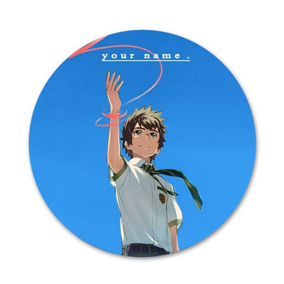 Anime Sinu nimi Kimi no Na wa Ikoonid Pins Märgi kaunistus Prossid Metallist rinnamärgid riiete jaoks Seljakoti kaunistus 58mm