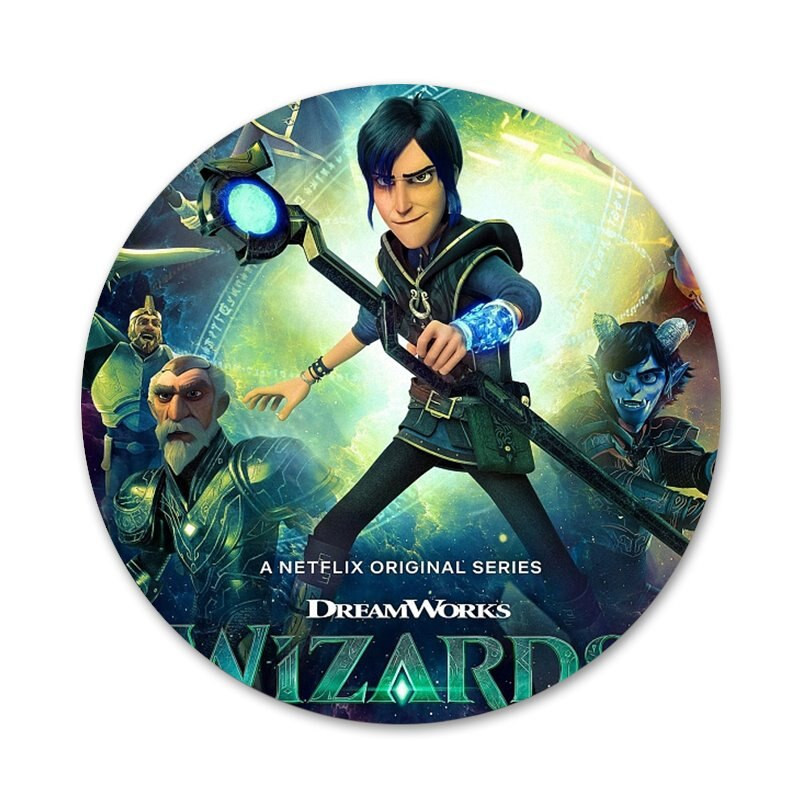 Trollhunters Tales of Arcadia Broš Igla Cosplay značka Dodaci za odjeću Ruksak Dekoracija Poklon 58 mm