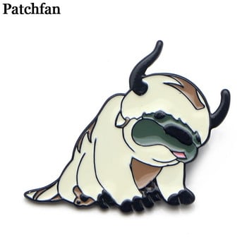 Patchfan Avatar cartoon momo Zinc tie Pins раница дрехи брошки за мъже жени шапка декорация значки медал A2263