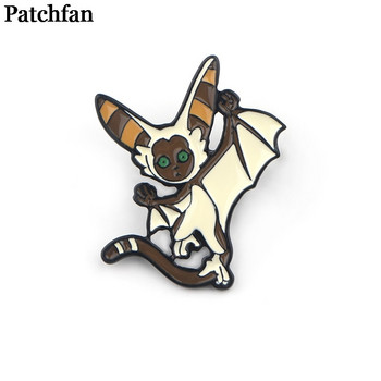 Patchfan Avatar cartoon momo Zinc tie Pins раница дрехи брошки за мъже жени шапка декорация значки медал A2263