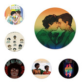 58 mm Richie ir Eddie gerbėjų piktogramos Smeigtukai Ženkliuko dekoravimas Sagės Metaliniai ženkleliai drabužiams Kuprinės papuošimas