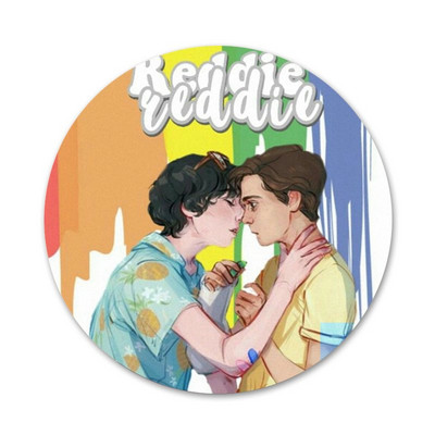 58 mm Richie ir Eddie gerbėjų piktogramos Smeigtukai Ženkliuko dekoravimas Sagės Metaliniai ženkleliai drabužiams Kuprinės papuošimas