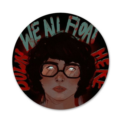 58 mm Richie ir Eddie gerbėjų piktogramos Smeigtukai Ženkliuko dekoravimas Sagės Metaliniai ženkleliai drabužiams Kuprinės papuošimas