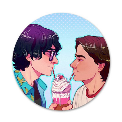 58 mm Richie ir Eddie gerbėjų piktogramos Smeigtukai Ženkliuko dekoravimas Sagės Metaliniai ženkleliai drabužiams Kuprinės papuošimas