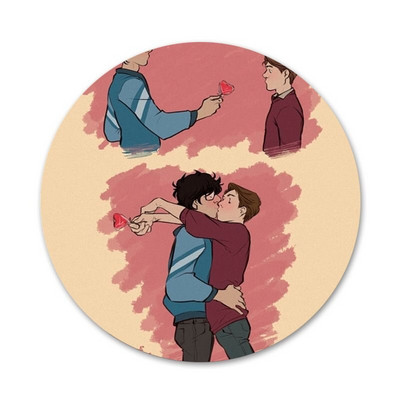 58 mm Richie ir Eddie gerbėjų piktogramos Smeigtukai Ženkliuko dekoravimas Sagės Metaliniai ženkleliai drabužiams Kuprinės papuošimas