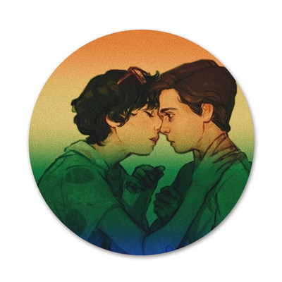 58 mm Richie ir Eddie gerbėjų piktogramos Smeigtukai Ženkliuko dekoravimas Sagės Metaliniai ženkleliai drabužiams Kuprinės papuošimas