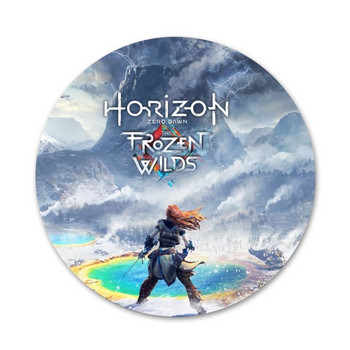 Horizon Zero Dawn Icons Pins Διακοσμητικό σήμα Καρφίτσες Μεταλλικές κονκάρδες για ρούχα Διακόσμηση σακιδίου πλάτης 58mm