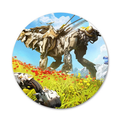 Horizon Zero Dawn Ikone Igle Dekoracija znački Broševi Metalne značke za odjeću Dekoracija ruksaka 58 mm