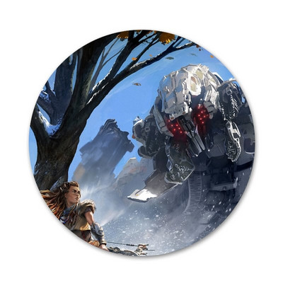 Horizon Zero Dawn Ikone Igle Dekoracija znački Broševi Metalne značke za odjeću Dekoracija ruksaka 58 mm