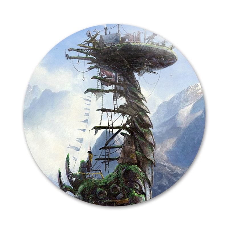 Horizon Zero Dawn Ikone Igle Dekoracija znački Broševi Metalne značke za odjeću Dekoracija ruksaka 58 mm